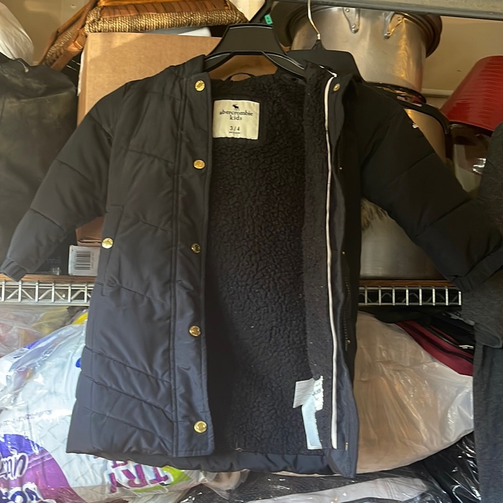 Black Abercrombie Kids Jacket